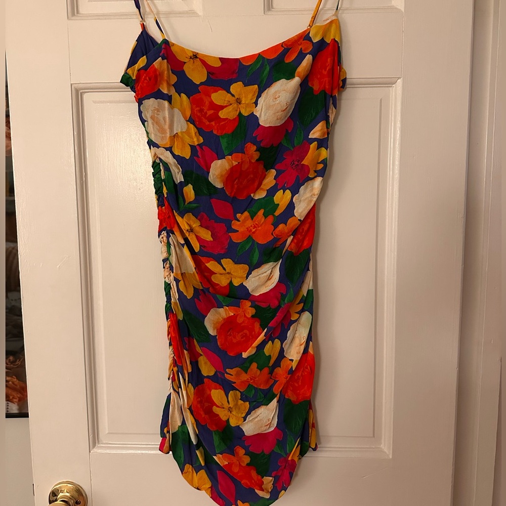 WeWoreWhat Blue and multicolor dress